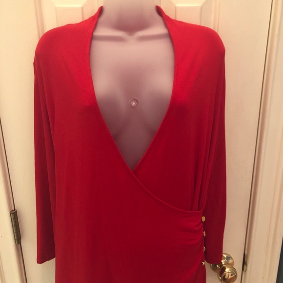 Madison Red Blouse - Picture 2 of 4